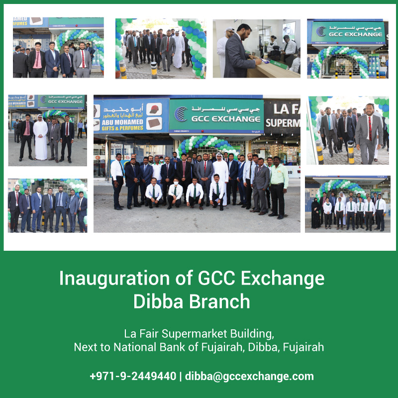 GCC Exchange Opens Its Eighth Branch In Dibba Al-Fujairah